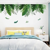 abordables Pegatinas de pared decorativas-floral&amp;amp; Plantas pegatinas de pared dormitorio, pvc prepegado decoración del hogar calcomanía de pared 60x90cm pegatinas de pared para dormitorio sala de estar