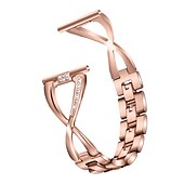 preiswerte Fitbit-Uhrenarmbänder-Uhrenarmband für Fitbit Versa 2 / Versa Lite / Versa SE / Versa Edelstahl Strass Ersatz Gurt Bling-Diamant Schmuck Armband Armband