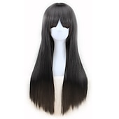 お買い得  パーティーウィッグ-女性用ブロンドウィッグ 合成ウィッグ ストレート キンキーストレート アシンメトリックウィッグ ロング ライトブロンド ライトブラウン /ブラウン /ピンク ナチュラルブラック合成髪 ハロウィンウィッグ