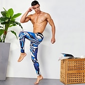 cheap Men&#039;s Active Pants-Men&#039;s Running Tights Leggings Base Layer Bottoms Yoga Sports &amp; Outdoor Athletic Spring Breathable Moisture Wicking Soft Compression Fitness Gym Workout Running Skinny Sportswear Activewear Optical