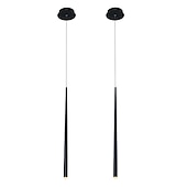 abordables Éclairages pour îlot-1-lumière led pendentif lumière downlight 2pcs 3pcs 4pcs lampe suspendue led 5w finitions peintes iroin acrylique pour vivre salle à manger chambre éclairage de bureau