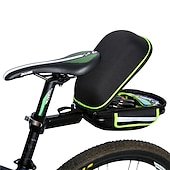 halpa Pyörälaukut-west biking® 8 l pyörän satulalaukku pyöräteline laukku metallirungolla ja sadesuojalla vedenpitävä kevyt heijastinnauha pyörälaukku kangas lycra eva polkupyörälaukku pyörälaukku pyörä polkupyörä pyöräily