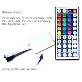 お買い得  リモコンコントロール-5m 16.4ftledストリップライトrgbtvバックライト寝室キッチン装飾300x 5050smd ir44keyリモコン自己接着色変更