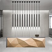 رخيصةأون أضواء الجزيرة-1-light 6 cm LED قلادة ضوء غرفة الطعام اسطوانة معدنية أخرى الحديثة المعاصرة 110-120V / 220-240V