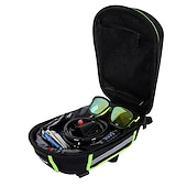 halpa Pyörälaukut-west biking® 8 l pyörän satulalaukku pyöräteline laukku metallirungolla ja sadesuojalla vedenpitävä kevyt heijastinnauha pyörälaukku kangas lycra eva polkupyörälaukku pyörälaukku pyörä polkupyörä pyöräily