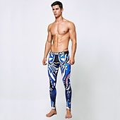cheap Men&#039;s Active Pants-Men&#039;s Running Tights Leggings Base Layer Bottoms Yoga Sports &amp; Outdoor Athletic Spring Breathable Moisture Wicking Soft Compression Fitness Gym Workout Running Skinny Sportswear Activewear Optical