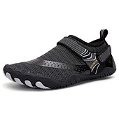 billige Sneakers til herrer-menns svarte barbeint vannsko med sklisikker såle for strand, svømming og utendørsaktiviteter