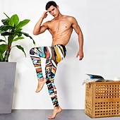 cheap Men&#039;s Active Pants-Men&#039;s Running Tights Leggings Base Layer Bottoms Yoga Sports &amp; Outdoor Athletic Spring Breathable Moisture Wicking Soft Compression Fitness Gym Workout Running Skinny Sportswear Activewear Optical