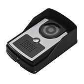 cheap Video Door Phone Systems-Wired 7 Inch Hands-free 800*480 Pixel Two To Three Video Doorphone Intercom System With Infrared Night Vision Camera