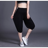cheap Wide Leg &amp; High Waisted-Women&#039;s Harem Pants Quick Dry Lightweight High Waist Yoga Zumba Fitness Gym Workout Bloomers Capri Pants Fashion White Black Green Modal Plus Size Sports Activewear High Elasticity Loose / Royal Blue