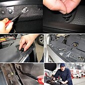 billige Reparasjonsverktøy til kjøretøy-350 stk bilkropp plast push pin klinkeklemmer trim molding klips skrutrekker karosseri interiør sortiment sett he09 for audi bmw benz ford volvo 5