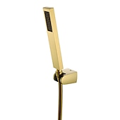 Недорогие Hand Shower-Contemporary Hand Shower Chrome / Brushed / Ti-PVD Feature - Shower, Shower Head / Stainless Steel / Brass / Yes