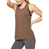cheap Yoga Tops-Women&#039;s Yoga Top Breathable, Quick Dry, Moisture Wicking Cross Back Sleeveless Sports Fashion Tee Tshirt, Tank Top For Fitness, Gym Workout, Running Activewear Black / Pink / Red