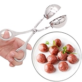 levne Pomůcky na maso-výrobce masových kuliček lžíce z nerezové oceli masové kuličky plíseň smažené ryby kutilství masové kuličky výroba kuchyňské kuchyňské doplňky