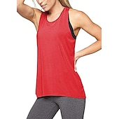 cheap Yoga Tops-Women&#039;s Yoga Top Breathable, Quick Dry, Moisture Wicking Cross Back Sleeveless Sports Fashion Tee Tshirt, Tank Top For Fitness, Gym Workout, Running Activewear Black / Pink / Red