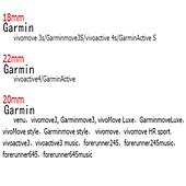 abordables Bracelets de montre Garmin-Bracelet silicone respirant 18mm 20mm 22mm pour Garmin Approach S42 S40 S12, bracelet de remplacement sport