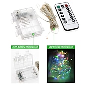 cheap Battery String Lights-Photo Clip String Lights 10M with 100 Clips LED Fairy Lights for Dorm Party Garland Christmas Decoration Party Wedding Christmas String Lights