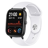 abordables Otras correas de reloj-Ver Banda para Amazfit GTS 4,4mini, 3,2,2mini, 2e, GTR 42mm, Bip U Pro, U, 3 Pro, 3, S lite, S, lite Silicona suave Reemplazo Correa Correa Deportiva Pulsera
