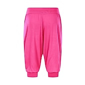 cheap Wide Leg &amp; High Waisted-Women&#039;s Harem Pants Quick Dry Lightweight High Waist Yoga Zumba Fitness Gym Workout Bloomers Capri Pants Fashion White Black Green Modal Plus Size Sports Activewear High Elasticity Loose / Royal Blue