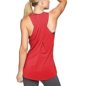cheap Yoga Tops-Women&#039;s Yoga Top Breathable, Quick Dry, Moisture Wicking Cross Back Sleeveless Sports Fashion Tee Tshirt, Tank Top For Fitness, Gym Workout, Running Activewear Black / Pink / Red