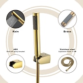 Недорогие Hand Shower-Contemporary Hand Shower Chrome / Brushed / Ti-PVD Feature - Shower, Shower Head / Stainless Steel / Brass / Yes