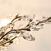 cheap Candle-Style Design-7-Light 60 cm Chandelier Metal Electroplated 110-120V 220-240V