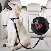 ieftine Accesorii pentru vehicule-2 buc masina de siguranță masina centură de nailon animale de companie câine pisică scaun cârlig harnașă pentru pisoi catelus vehicul leash reglabil
