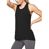cheap Yoga Tops-Women&#039;s Yoga Top Breathable, Quick Dry, Moisture Wicking Cross Back Sleeveless Sports Fashion Tee Tshirt, Tank Top For Fitness, Gym Workout, Running Activewear Black / Pink / Red