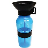 cheap Dog Bowls &amp; Feeders-500ml Dog Water Bottle Pet Puppy Cat Sport Portable Travel Outdoor Dogs Water Bowl Drinker Drinking Water Mug Cup Dispenser