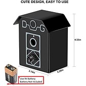お買い得  犬用トレーニング用品-犬の訓練アンチバークデバイス調整可能な超音波犬のペットアンチバーク自動調整可能な柔軟なインストールが簡単安全プラスチック超音波ペット用