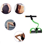 cheap Yoga Gear-Pedal Resistance Band Sit-up Pull Rope Natural Latex Bodybuilding Expander 27.0*15.0*9.0 cm Sports Latex Home Workout Gym Pilates Strength Training Muscular Bodyweight Training Physical Therapy