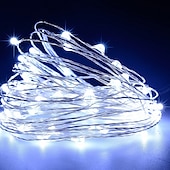 cheap Battery String Lights-Photo Clip String Lights 10M with 100 Clips LED Fairy Lights for Dorm Party Garland Christmas Decoration Party Wedding Christmas String Lights