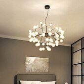 preiswerte Kronleuchter-80 cm Sputnik Design Kronleuchter Metall Mini lackierte Oberflächen moderner nordischer Stil generisch
