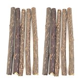 baratos Tigelas e Comedouros para Cães-10 pcs catnip natural pet cat molar creme dental vara matatabi actinidia frutas silvervine petiscos do gato varas pet dentes de limpeza
