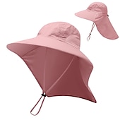 levne Outdoorové pokrývky hlavy-Slamák Dağcı Şapkası Boonie klobouk Čepice Přenosný Rychleschnoucí Odolný vůči UV záření Léto Široký okraj Pánské Dámské Rybaření Činnost