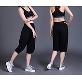 cheap Wide Leg &amp; High Waisted-Women&#039;s Harem Pants Quick Dry Lightweight High Waist Yoga Zumba Fitness Gym Workout Bloomers Capri Pants Fashion White Black Green Modal Plus Size Sports Activewear High Elasticity Loose / Royal Blue