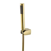 Недорогие Hand Shower-Contemporary Hand Shower Chrome / Brushed / Ti-PVD Feature - Shower, Shower Head / Stainless Steel / Brass / Yes