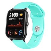abordables Otras correas de reloj-Ver Banda para Amazfit GTS 4,4mini, 3,2,2mini, 2e, GTR 42mm, Bip U Pro, U, 3 Pro, 3, S lite, S, lite Silicona suave Reemplazo Correa Correa Deportiva Pulsera