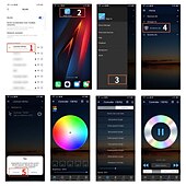 Χαμηλού Κόστους Έλεγχος μέσω WiFi-KWB 3x5M Σετ Φώτων Φωτολωρίδες RGB Έξυπνα φώτα 450 LEDs SMD5050 10mm 1 24Keys Τηλεχειριστήριο 1 Τοποθετήστε τη βάση στήριξης 1set RGB Αδιάβροχη Έλεγχος APP Μπορεί να κοπεί 12 V / Συνδέσιμο