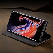 Χαμηλού Κόστους Samsung Θήκη-Θήκη τηλεφώνου για Samsung Galaxy S23 S22 S21 S20 Plus Ultra A54 S10 A53 A52 A42 A13 5G Θήκη πορτοφολιού με βάση Κρατούρα Μαγνητική Flip Αντι衝撃 σε ομοιόμορφο χρώμα PU δέρμα
