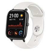 abordables Otras correas de reloj-Ver Banda para Amazfit GTS 4,4mini, 3,2,2mini, 2e, GTR 42mm, Bip U Pro, U, 3 Pro, 3, S lite, S, lite Silicona suave Reemplazo Correa Correa Deportiva Pulsera