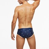 economico Costumi da Bagno per Uomini-Per uomo Costumi da bagno Slip da bagno Floreale Tropicale Spiaggia Piscina Per sport Essenziale Nero Bianco