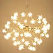 preiswerte Kronleuchter-80 cm Sputnik Design Kronleuchter Metall Mini lackierte Oberflächen moderner nordischer Stil generisch