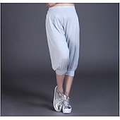 cheap Wide Leg &amp; High Waisted-Women&#039;s Harem Pants Quick Dry Lightweight High Waist Yoga Zumba Fitness Gym Workout Bloomers Capri Pants Fashion White Black Green Modal Plus Size Sports Activewear High Elasticity Loose / Royal Blue