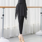 cheap Ballet Dancewear-Ballet Pants Split Joint Women&#039;s Performance Training High Chiffon Modal