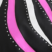 halpa Taitoluisteluharjoitusasu-Voimistelu trikoot Naisten Tyttöjen Kokopuku Voimistelupuku Spandex Erittäin elastinen Hengittävä Käsintehty sparkly Pitkähihainen Kouluts Kilpailu Tanssi Rytminen voimistelu Telinevoimistelu Sininen