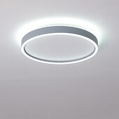 رخيصةأون التركيب المتساطح ونصف المتساطح-40 سم اشكال هندسية فلوش جبل اضواء معدنية حديثة مطلية بلمسات ليد حديثة 220-240 فولت