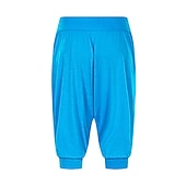 cheap Wide Leg &amp; High Waisted-Women&#039;s Harem Pants Quick Dry Lightweight High Waist Yoga Zumba Fitness Gym Workout Bloomers Capri Pants Fashion White Black Green Modal Plus Size Sports Activewear High Elasticity Loose / Royal Blue