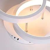 preiswerte Ring- und Runddesign-24 cm Liniendesign Einbauleuchten Metall moderner Stil lackierte Oberflächen LED moderne 220-240V