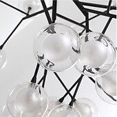 preiswerte Kronleuchter-80 cm Sputnik Design Kronleuchter Metall Mini lackierte Oberflächen moderner nordischer Stil generisch